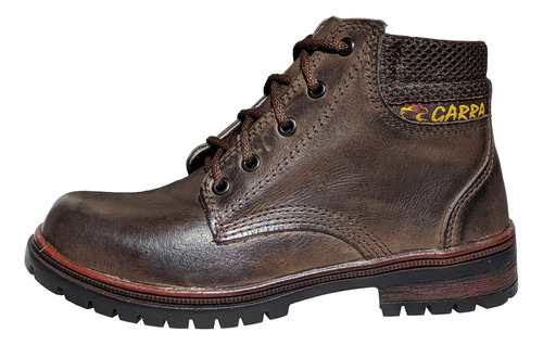 Bota Casual Masculino Couro Legitimo Coturno