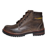 Bota Casual Masculino Couro Legitimo Coturno