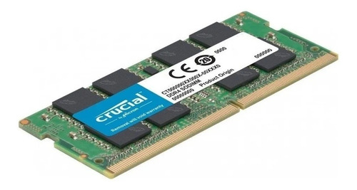 Memoria Ram Ddr4 8 Gb 2666 Sodim Para Portatil Crucial Nueva