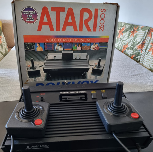 Atari - 2600s Na Caixa! Com Manual + Frete Grátis! Impecável