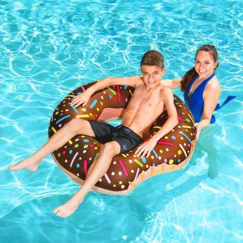 Pack 3 Flotador Dona Donuts Inflable 120cm Piscina /tucupon