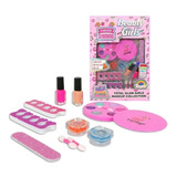 Set Salon Belleza Juguete Diseñar Uñas Maquillaje Niñas