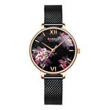 Reloj De Pulsera De Cuarzo 9060 Para Mujer Curren