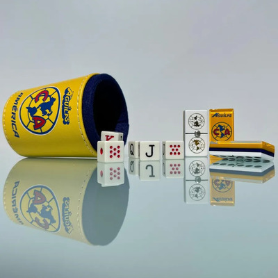 Domino America Profesional + Cubilete America Y Dados Poker