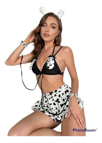 Lenceria Mujer Traje Sexy Falda Y Accesorios