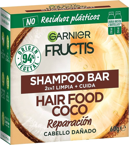 Shampoo En Barra Coco Garnier