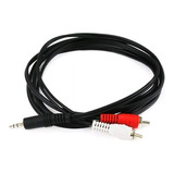 Cable De Audio Miniplug 3.5mm A 2 Rca 1.8 Metros. Centro