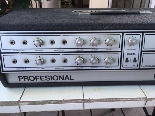 Consola Decoud 100 Watts Valvular - Voces - Guitarra - Bajo