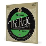 D 'addario Ej25 c Pro-arte Clear Nylon Composite Flamenco Cu