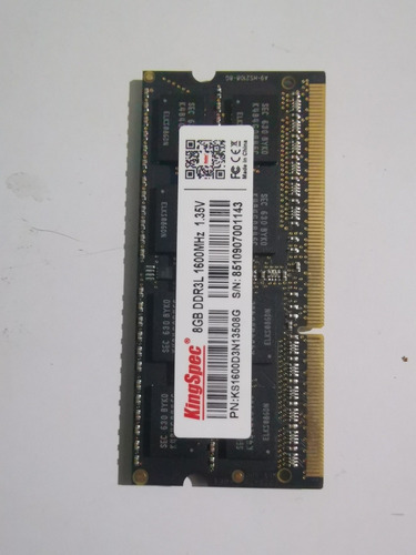 Memoria Ram Ddr3 8gb  Kingspec