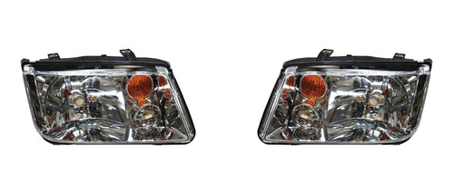 Par Faros C/ Cuarto Ambar Jetta A4 2003 2004 2005 2006 2007