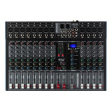 Mixer Mezclador Audio Gc Et12 Profesional 12 Canales Usb Eq