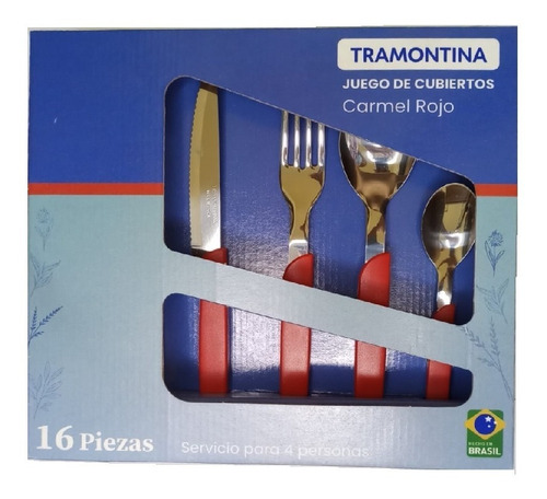 Oferta Juego De Cubiertos Carmel 16 Piezas Tramontina 