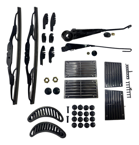  Kit Plumas, Brazos Tapas Traseras Medias Lunas Motor Vocho 