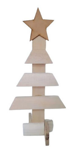 Pino Arbol De Navidad 40cm Natural Madera