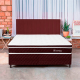 Cama Box Viúva Confort Espuma D28 128x188x55cm Bf Colchões