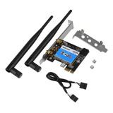 Para 2.4/5g 433m Wifi Inalámbrico Bluetooth Pci-e Tarjeta