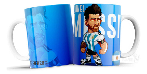 Taza Personalizada Lionel Messi Argentina Importada