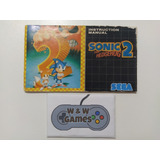 Mega Drive - Manual Americano - Sonic The Hedgehog 2.