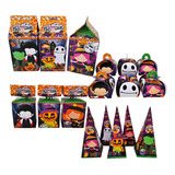 Kit Lembrancinha Halloween Cute Papelaria Kit 40 Caixinhas.