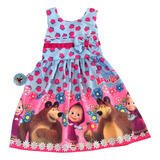 Vestido Marcha E O Urso Azul Framboesas