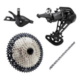 Kit Grupo Shimano Deore M6100 12v Cassete Hg 11/52t Sunshine