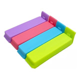 Pack 6x4 Clips Pinza Sellado Bolsa Conservación Alimento 8cm