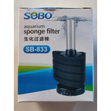 Filtro Esponja Sobo Sb 833 Para Acuarios - Aqua Virtual