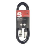 Cable Canon Canon Stagg Standard 3mts Xlr - Xlr Microfono