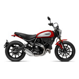 Funda Moto Rkr Broche + Ojillos Ducati Scrambler Icon Red