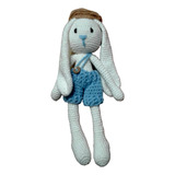 Muñeco De Apego Conejo Tejido Crochet Amigurumi
