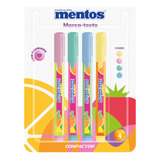 Kit Marca Texto Canetas Perfetti Mentos Com Cheirinho