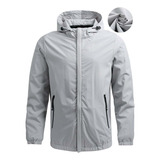 Chaqueta Cortavientos Impermeable Y Abrigo Forrado De Primer