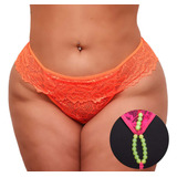 Tanga Tailandesa Plus Size Fio Dental Perolas Brilham