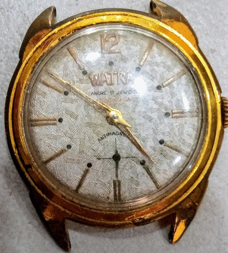Antiguo Reloj Watra Ancra 17 Jewels Antimagnetico(funciona)