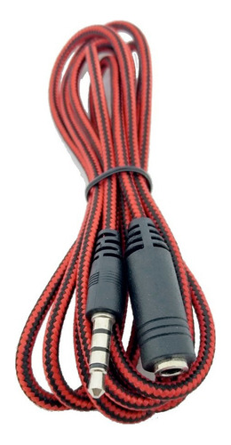 Cable Alargue Auricular + Microfono 3,5mm Jack Plug 4 Contac