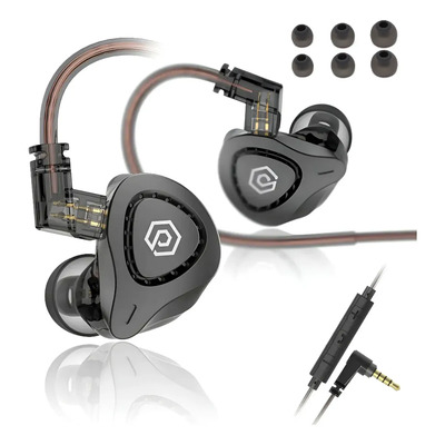 Audífonos Alámbricos Popcorn Bass X9 Pro In-Ear con Transductores Dinámicos Magnéticos Duales, Conexión 3.5mm y Micrófono Negro | MercadoLibre