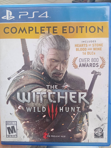 The Witcher Wild Hunt 3 Juego Ps4 Físico Original 