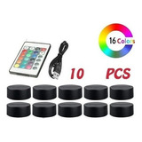 Cable Usb Remoto Con Base De Luz Led 3d, 16 Colores, 10 Pies