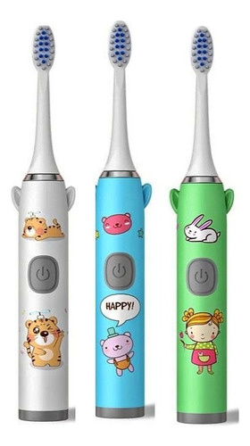  Cepillo Dental Infantil, Cepillo Electrico Kids Suave