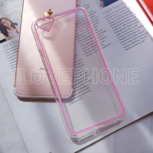 Funda Transparente Pink Line Para iPhone 6 Plus / 6s Plus