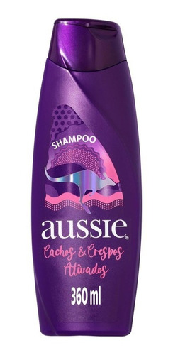 Shampoo Cachos E Crespos Ativados 360ml Aussie