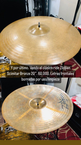 Platillo Ride Zildjian Scimitar 20''