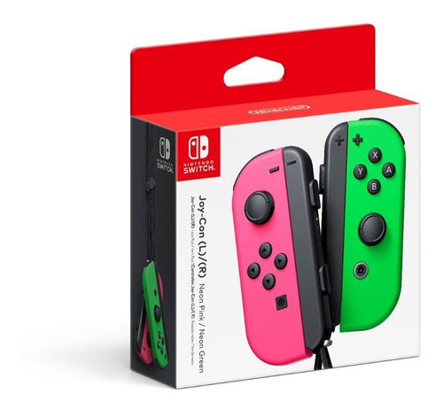 Control Joy Con Pink Rosa Y Green Verde Nintendo Switch