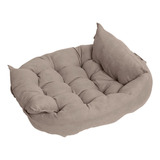 Cama Plegable Para Perros, Gatos, Cachorros, Marrón Caqui L