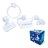 Kit Acessórios Para Banheiro Com 5 Pçs Reforçado Arqplast
