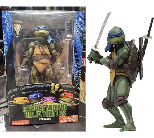 Pack 4 Action Figures Tartarugas Ninja Turtles Tmnt - Neca