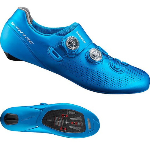 Zapatos De Ruta Shimano Sh-rc901 Azul Carbon Envio Gratis