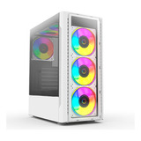 Gabinete Gamer Balam Rush Dragonfly Ii Crystal Gm745 Blanco