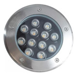 Lampara Empotrado De Led Piso 12w Cálida 110 Volts